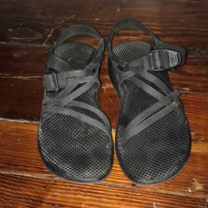 Black Strappy Chaco Sandals